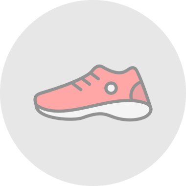 spor ayakkabı kutsal kişilerin resmi, vektör çizim