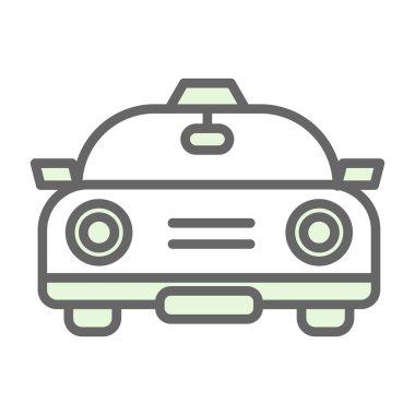 araba simgesi vektör illüstrasyonu