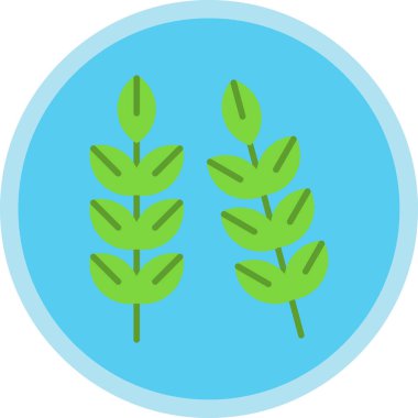 Buğday simgesi, vektör illüstrasyonu basit tasarım