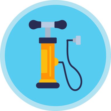 İzole edilmiş tek bir elektrik dolgu simgesinin vektör çizimi
