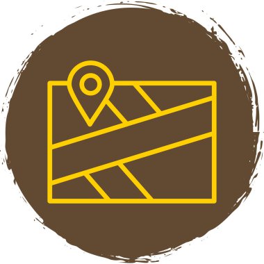 konum pin konum simgesi, vektör arkaplan 