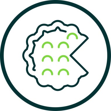 Gıda simgesinin vektör illüstrasyonu