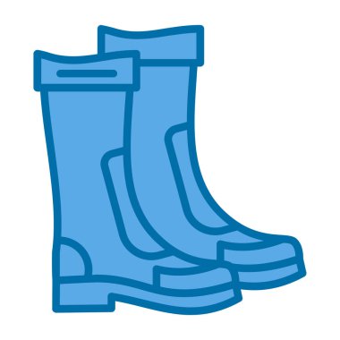 Welly bot simgesi, vektör illüstrasyon tasarımı