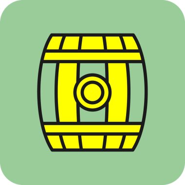 Varil simge vektör çizim