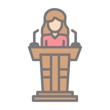 Şeffaf arkaplan üzerinde hoparlör vektör simgesi, hoparlör web konsepti. vektör simgesi düz simge ve grafik tasarımı.