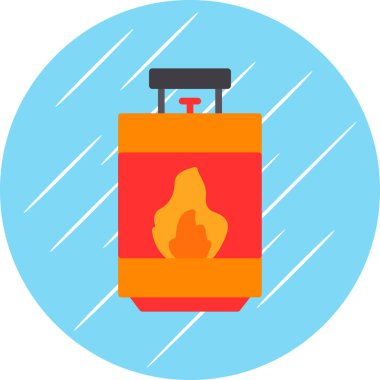 Ateş vektörü simgesini ateşle