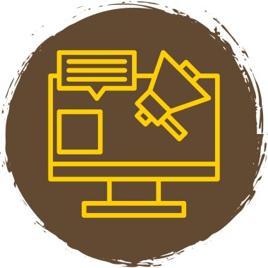 seo modern simgesinin vektör illüstrasyonu