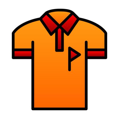 tshirt simgesi vektör illüstrasyonu