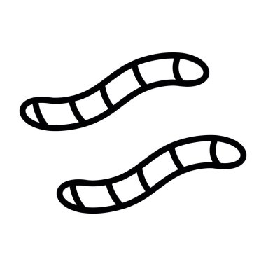 Şeker çubuğu simgesinin vektör illüstrasyonu