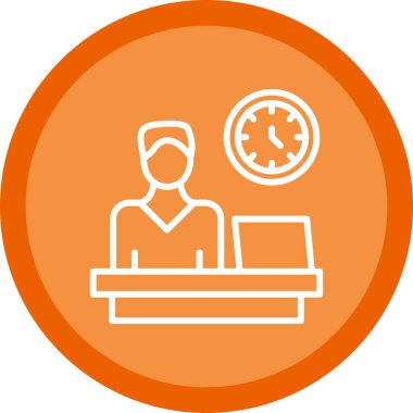 Çalışanların & çalışması için iş yönetimi dairesi simgesi