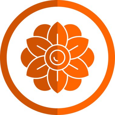 Çiçeğin vektör illüstrasyonu