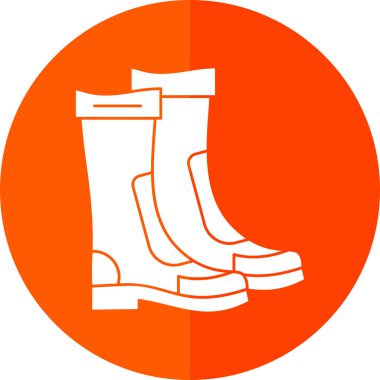 Welly bot simgesi, vektör illüstrasyon tasarımı