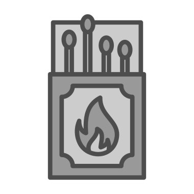 Basit siyah ve beyaz vektör illüstrasyonuna uyuyor