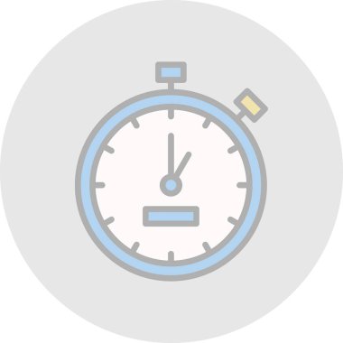 Kronometre simgesi çizimi 