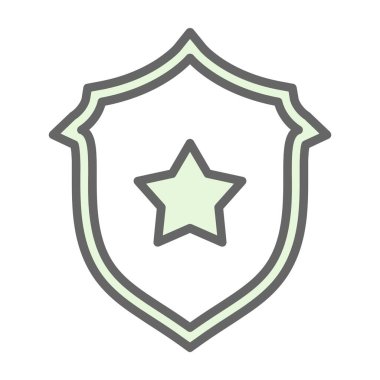 Rozet. Web simgesi basit illüstrasyon