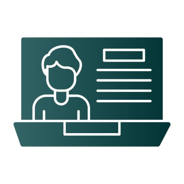 dizüstü bilgisayar ve belgeleri olan adam