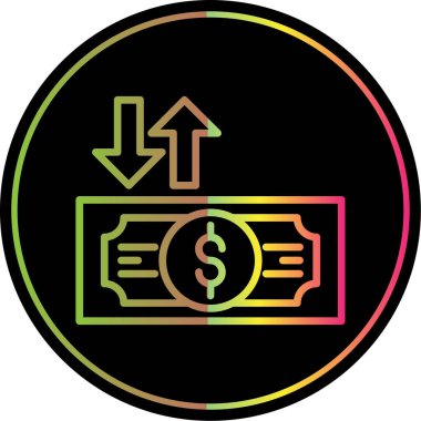 Dolar simgesi vektör illüstrasyonu