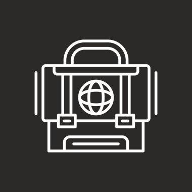 Fotoğraf makinesi çizgi simgesi