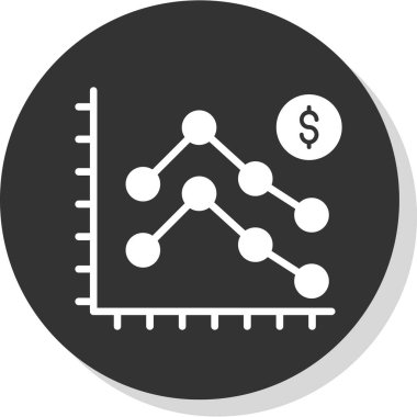 İş ve finans grafiklerinin vektör illüstrasyonu 