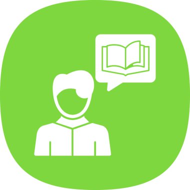 kitap simgesini okuma, illüstrasyon vektör