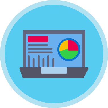 veri analizi. Web simgesi