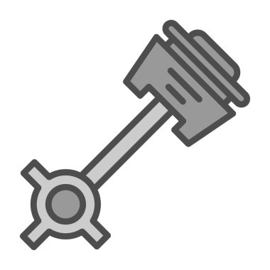 tornavida vektör simgesi, basit tasarım