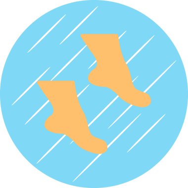 Mavi ve beyaz arkaplanın vektör çizimi