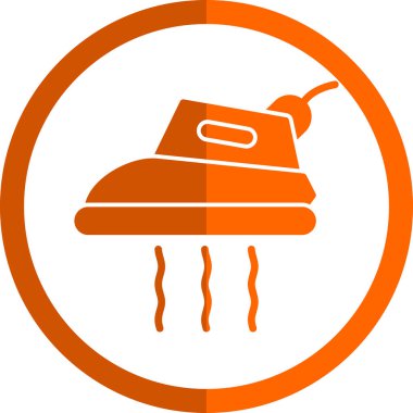 Basit sıcak demir vektör illüstrasyonu basit tasarım