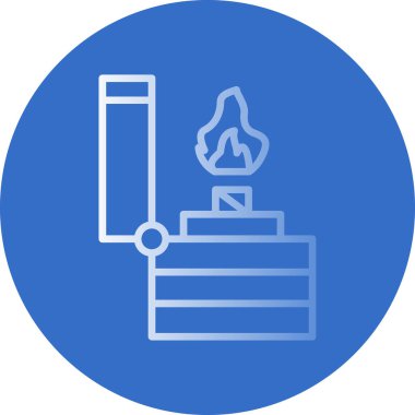 Daha hafif simgenin vektör illüstrasyonu 