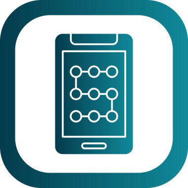 cep telefonu simgesi vektör çizimi