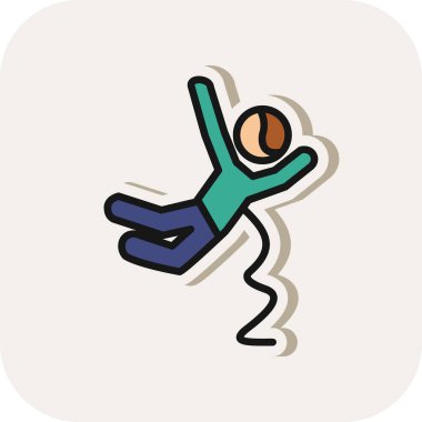 vektör illüstrasyonu, çizgi film simgesi ögesi.