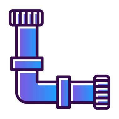 Boru borusu. Basit resimleme