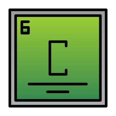 Projeniz için vektör kimyasal simgesi