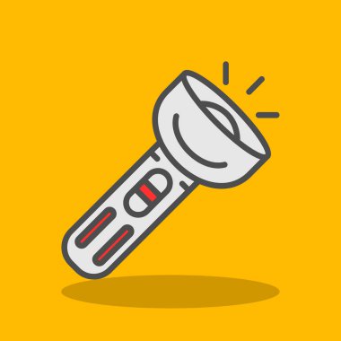 fenerin vektör simgesinin düz tasarımı