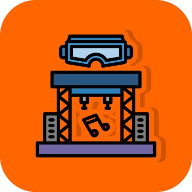 Fabrika sanayi simgesi, vektör illüstrasyonu