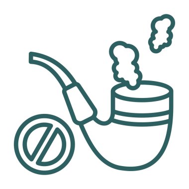 tüten boru simgesi, vektör illüstrasyonu basit tasarım