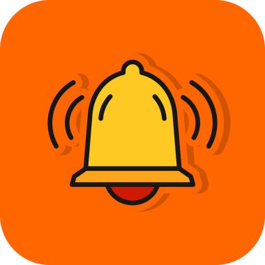 Çan simgesi vektör illüstrasyonu