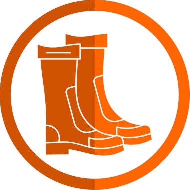 Welly bot simgesi, vektör illüstrasyon tasarımı