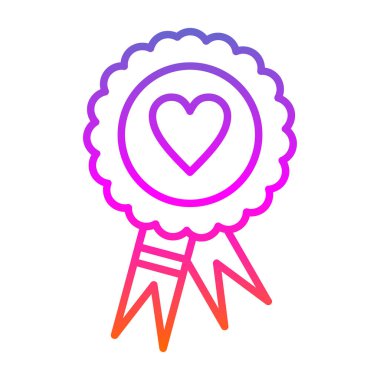 Rozet. Web simgesi basit illüstrasyon