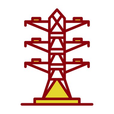 kule ikon vektör çizimi