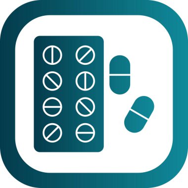 hap simgesi, vektör illüstrasyon tasarımı 