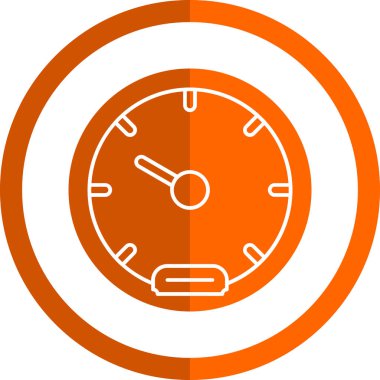 basit hız göstergesi simgesi, vektör çizim