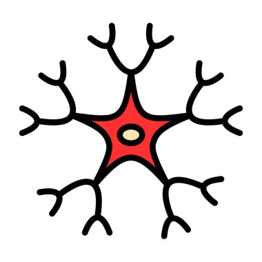 Virüs bakteri simgesi, satır biçimi