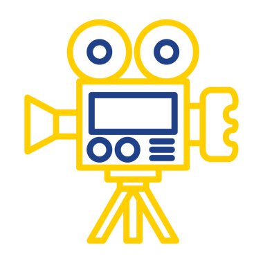 Web için sinema ikonu vektör simgesi