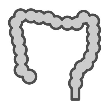 Şekerleme ikonu. biçim felçtir, düz simge, gri ve beyaz arkaplan.