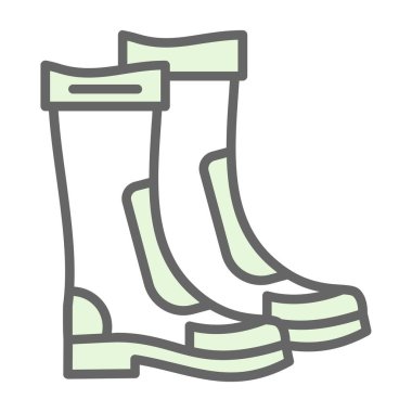 Welly bot simgesi, vektör illüstrasyon tasarımı