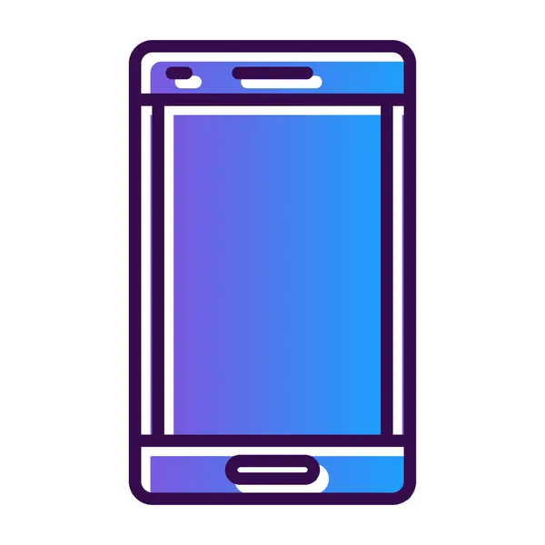 Ícone Smartphone Ilustração Vetorial Design Simples Gráficos Vetores