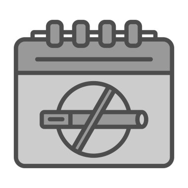 Takvim simgesi, vektör illüstrasyonu basit tasarım