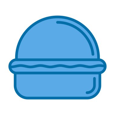 kapsül vektör simgesi. Beyaz arkaplanda izole edilmiş basit bir vektör çizimi. kapsül tasarımı.