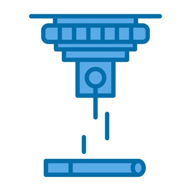 Lazer ağ simgesi vektör illüstrasyonu